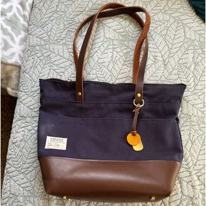 R.Riveter Navy Blue Tote Bag